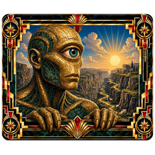 Tapis De Souris Cyclope, Art Déco Mythique