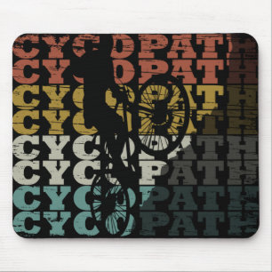 Tapis De Souris Cycopath drôle vélo