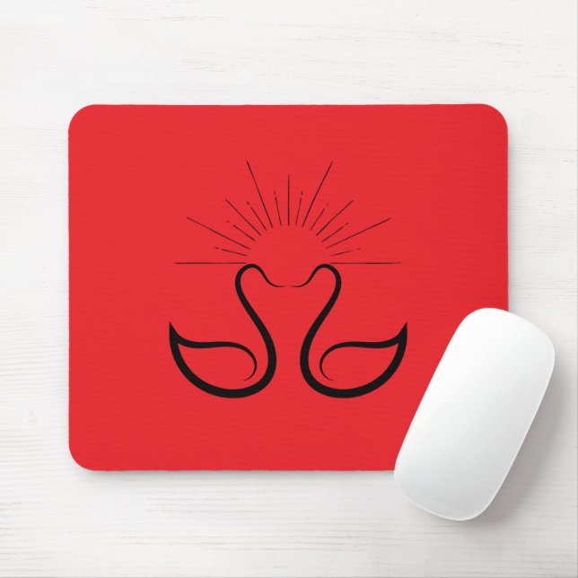 Tapis de souris Cygne (Avec souris)