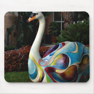 Tapis De Souris Cygne coloré