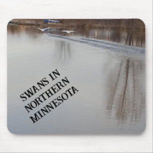 Tapis De Souris Cygnes décolle en vol Souris Pad