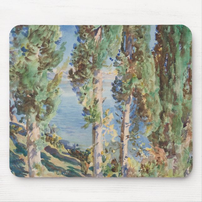 Tapis De Souris Cyprès de Corfou par John Singer Sargent (Devant)
