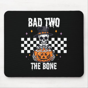 Tapis De Souris D Au Costume D'Halloween Squelette Osseux