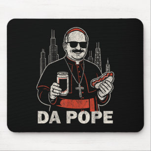 Tapis De Souris Da Pope De L'Amérique Chicago Pape Leo Xiv Funny V