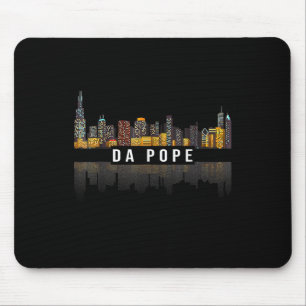 Tapis De Souris Da Pope De L'Amérique Chicago Pape Leo Xiv Provost