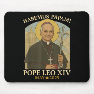 Tapis De Souris Da Pope De L'Amérique Chicago Pape Leo Xiv Provost