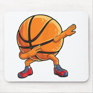 Tapis De Souris Dabbing Basketball Ball Funny Boys Hommes Femmes S