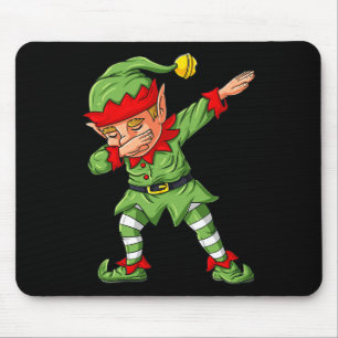 Tapis De Souris Dabbing Elf Famille Correspondant Noël Garçons Fil