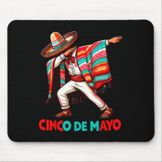 Tapis De Souris Dabbing Mexican Poncho Cinco De Mayo Fiesta