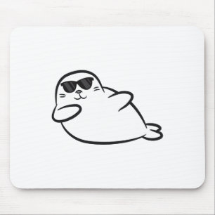 Tapis De Souris Dabbing Seal Danser Seal Cute Seals