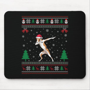 Tapis De Souris Dabbing Whippet Chien Santa Hat Garçons Filles Enf