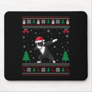 Tapis De Souris Dabing Grand Chien de montagne suisse Santa Hat Ch
