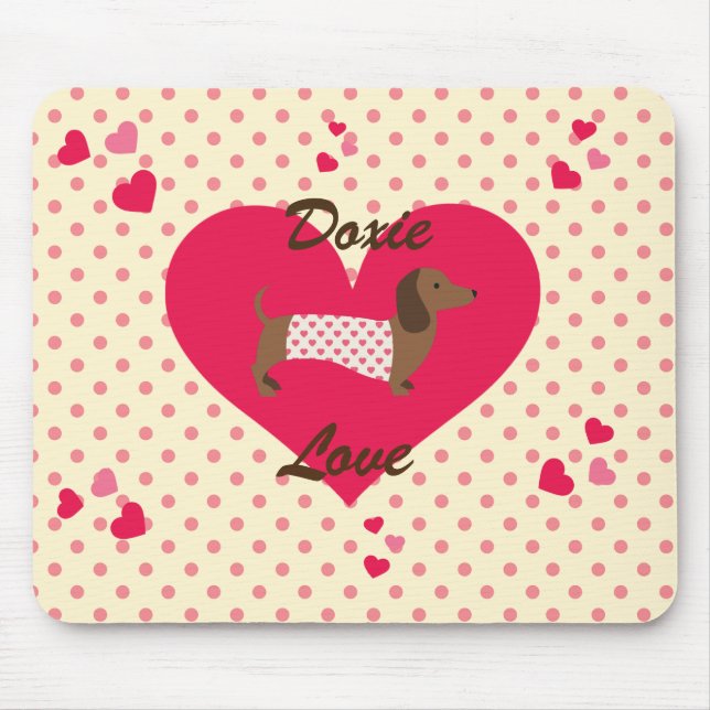 Tapis de souris Dachshund (Devant)