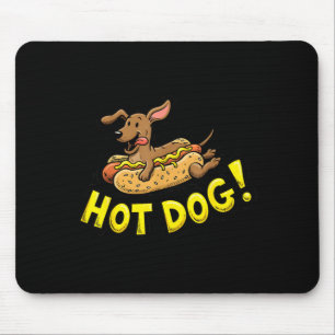 Tapis De Souris Dachshund Chien Chaud Wiener Dog pour Hommes Femme