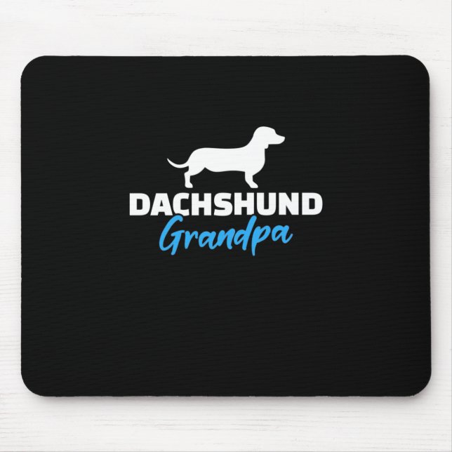 Tapis De Souris Dachshund Grand-père (Devant)