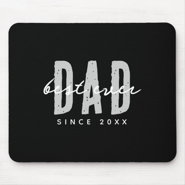 Tapis De Souris Dad Ever Since 20xx Modern Simple Preppy  (Devant)