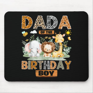 Tapis De Souris Dada du safari jungle sauvage du garçon d'annivers
