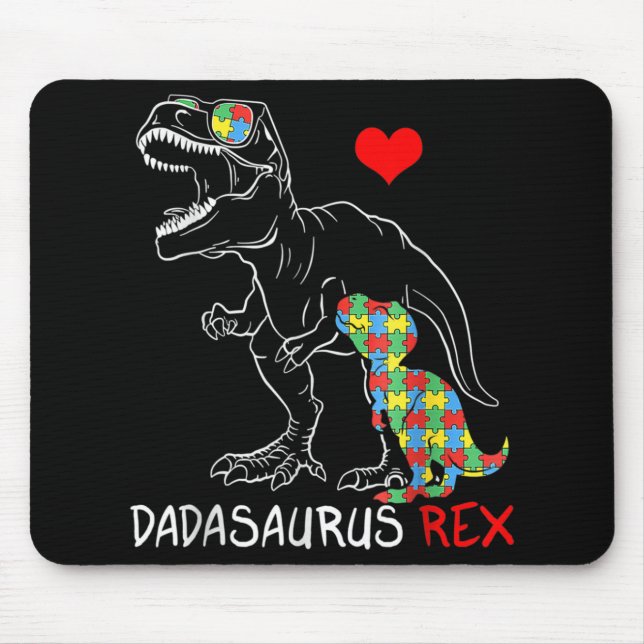 Tapis De Souris Dadasaurus Rex Autism (Devant)