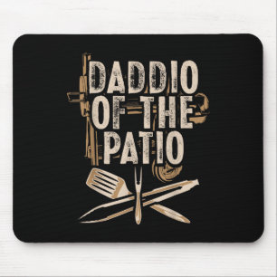 Tapis De Souris Daddio Du Patio Papa Barbecue Griller Fumer Viande