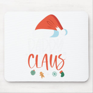 Tapis De Souris Daddy Claus Funny Famille Couples de Noël Père Noë