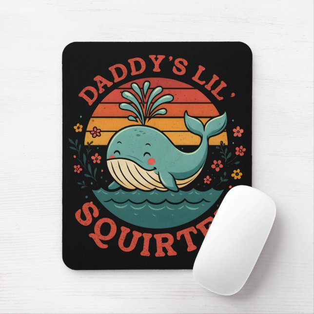 Tapis De Souris Daddy Little Whale (Avec souris)
