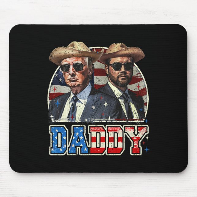 Tapis De Souris Daddy Trump Funny Trump Is My Daddy  (Devant)