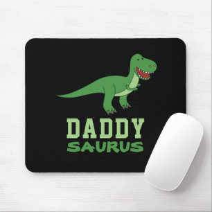 Tapis De Souris Daddysaurus Dinosaur T-Rex Dino Papa Fête des père