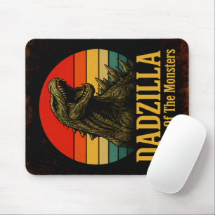 Tapis De Souris Dadzilla Père De La Fête des pères Des Monstres