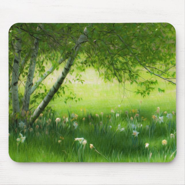 Tapis De Souris Daffodiques de printemps (Devant)