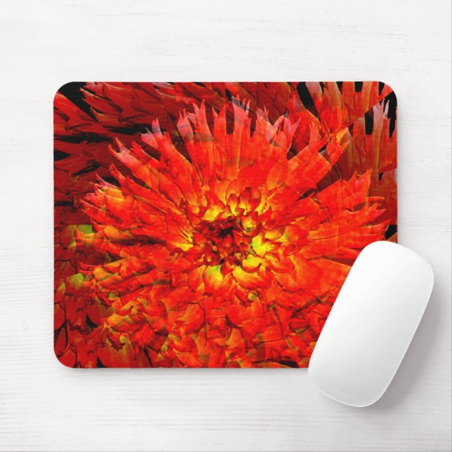 Tapis De Souris Dahlia s'est répandue...... (Avec souris)