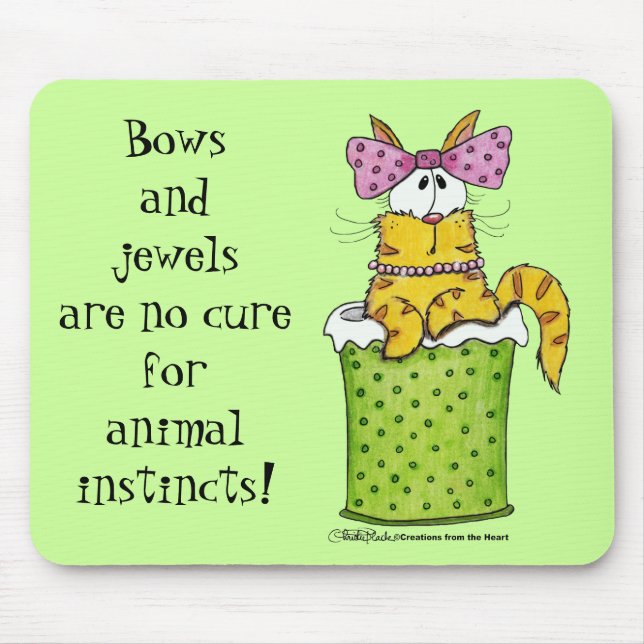 Tapis De Souris Dainty Garbage Kitty (Devant)