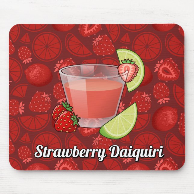 Tapis De Souris Daiquiri aux fraises (Devant)