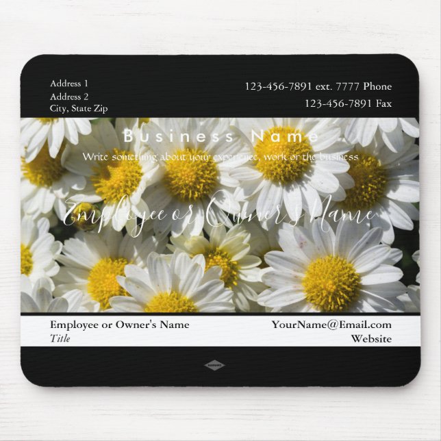 Tapis De Souris Daisies Promo cadeau Mousepad HAMbyWG (Devant)