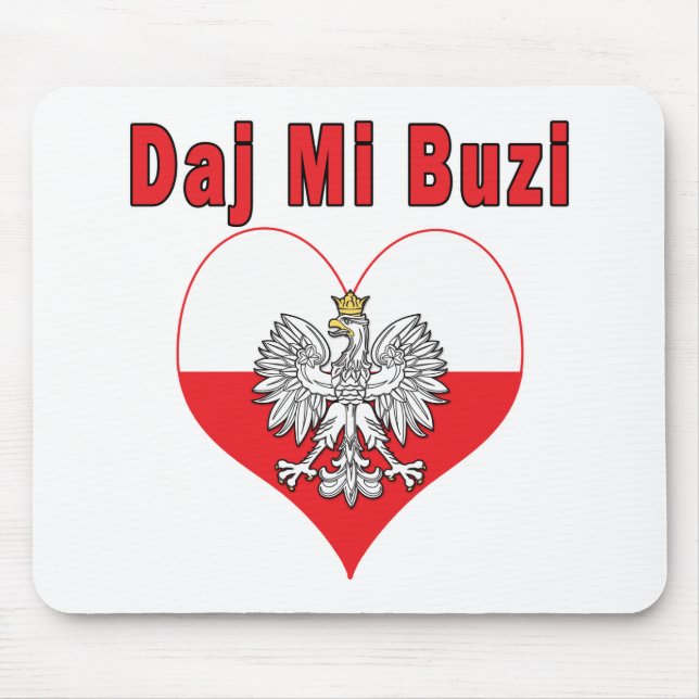Tapis De Souris Daj Mi Buzi Eagle Heart (Devant)