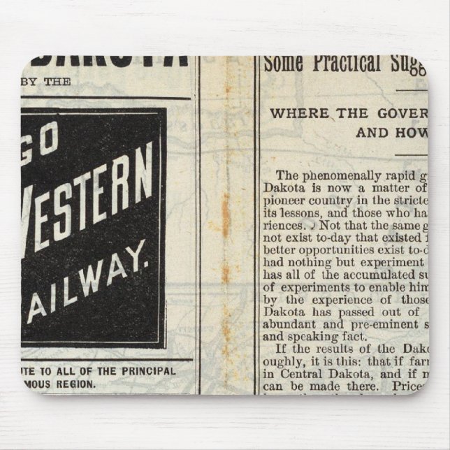 Tapis De Souris Dakota central (Devant)