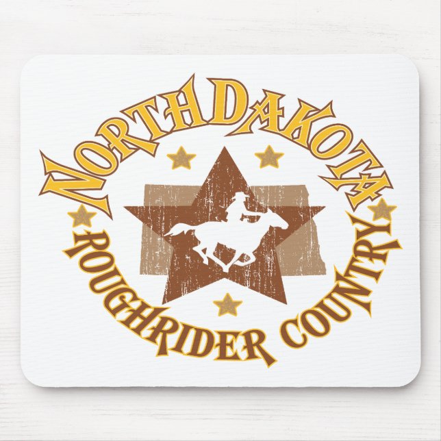 Tapis De Souris Dakota du Nord (Devant)