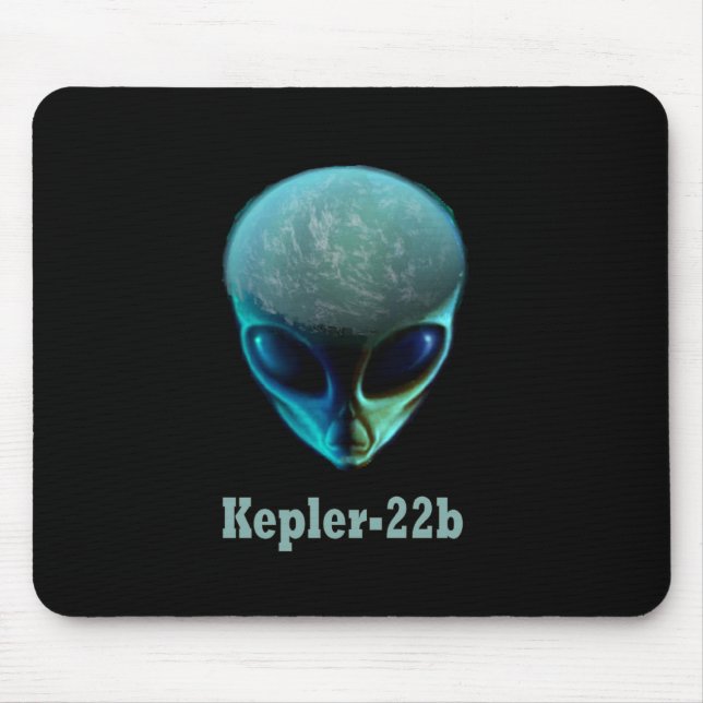 Tapis de souris d'alien de Kepler-22b (Devant)