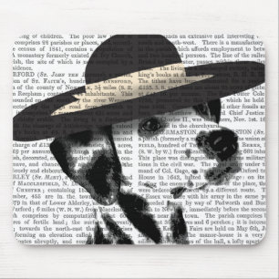 Tapis De Souris Dalmatie et Casquette noir émaillé