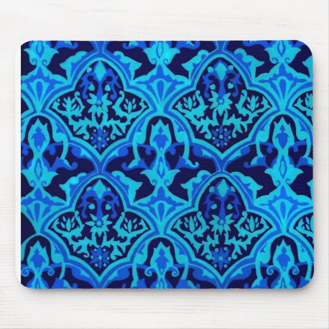 Tapis De Souris Damas bleu (Devant)