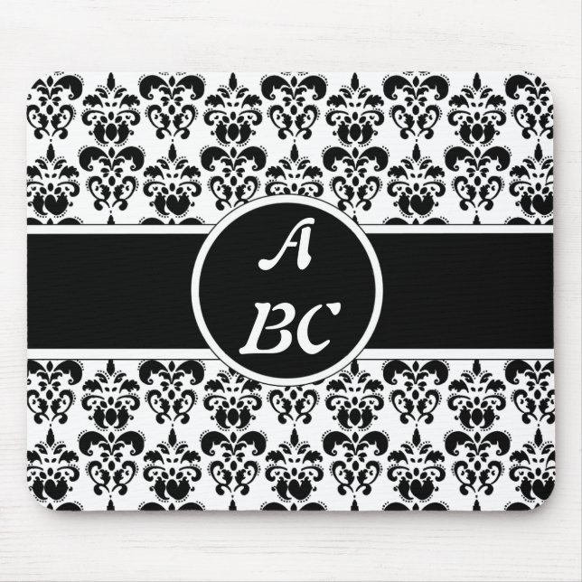Tapis De Souris Damas noir (Devant)