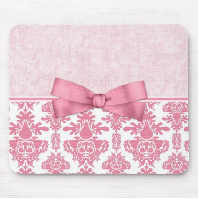 Tapis De Souris Damas roses (2) (Devant)
