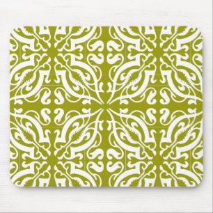 Tapis De Souris DAMASK - Vert olive