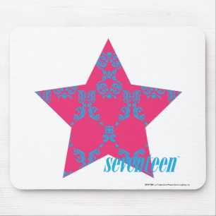 Tapis De Souris Damassé 2 Aqua-Magenta