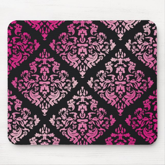 Tapis De Souris damassé 311-Luxuriously rose (Devant)