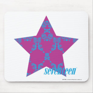 Tapis De Souris Damassé 3 Aqua-Pourpres