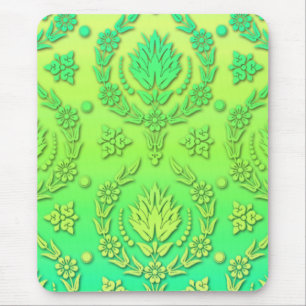 Tapis De Souris Damassé de marguerite, COMMUTATEUR