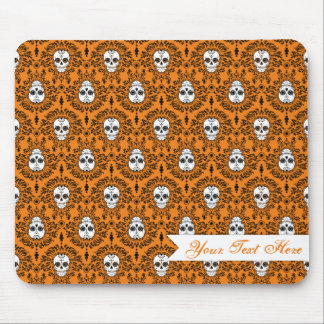 Tapis De Souris Damassé morte - crâne fait sur commande Mousepad