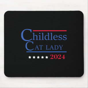 Tapis De Souris Dame au Chat Sans Enfants 2024 