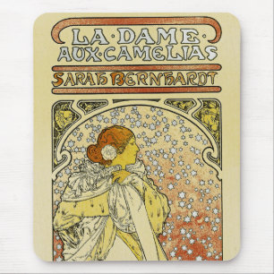 Tapis De Souris Dame Camelias aux. de La
