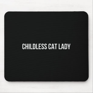 Tapis De Souris Dame de chat sans enfants 3